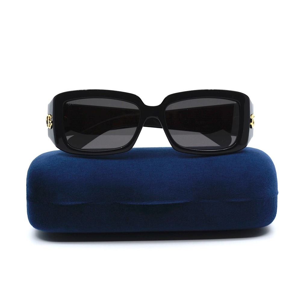 Gucci GG1403S Black Grey Sunglasses Women Authentic Italy New w/ Case - Picture 13 of 16